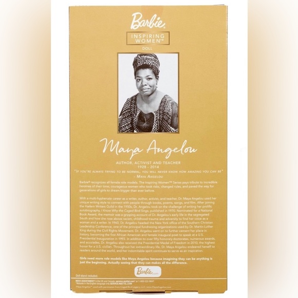 Nib Maya Angelou Barbie - Picture 6 of 6